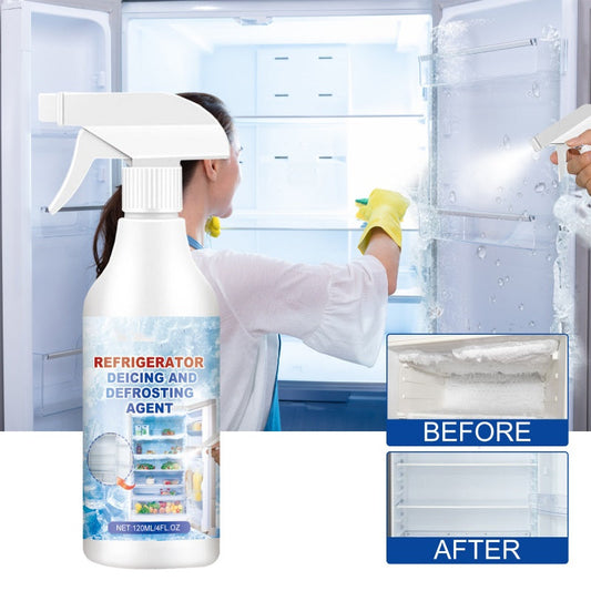 🧊 BUY 2 GET 1 FREE! ✨ Fridge Defrosting Spray - Speeds Up Ice Melting, Prevents Frost Build-Up, Safe for All Appliances ❄️📦