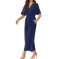 👗 50% OFF NOW!✨ Women's Elegant V-Neck Wide Leg Jumpsuit – Waist Tie & Flattering Fit – All-Day Chic 💃