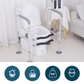 🔥HOT SALE 50% OFF! 🚽🛡️ Getting up and down shouldn't be a struggle — these toilet safety rails give seniors the support they need. Tool-free installation, anti-slip suction cups, and built-in paper holder. 🏠