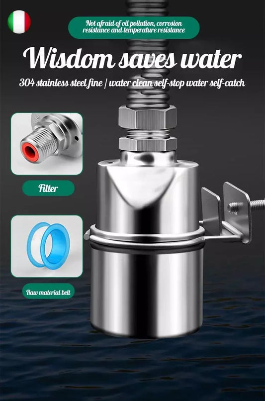 🔥HOT SALE 50% OFF! 💦🚫 Stop tank overflow for good — this stainless steel float valve shuts off automatically when water reaches the right level. No electricity, no babysitting, no mess. 🌊