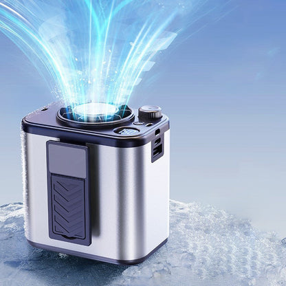 🌬️ 50% OFF NOW!🔋 Portable Adjustable Cooling Waist Fan – 150 Speeds & 10,000mAh Power Bank – Hands-Free Relief 🏔️