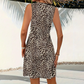 👗 50% OFF NOW! 🐆 Women's V-Neck Leopard Mini Dress – Bold Print, Flattering V-Neck & Easy Care – Versatile, Confident & Playful 🥂