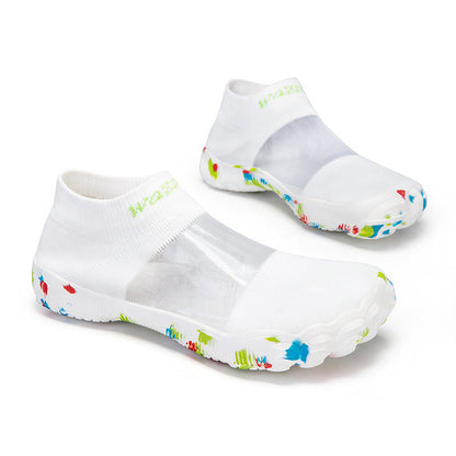 🏖️ 50% OFF NOW! 👟 Breathable Anti-Slip Outdoor Beach Shoes – Mesh + Knit Upper, Slip-On & Anti-Slip Sole 🌊