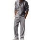 👔 50% OFF NOW! 🌿 Men's Casual Breathable Shirt and Pants Set – Linen Blend & Relaxed Fit – Functional Design & Solid Colors 🚶‍♂️