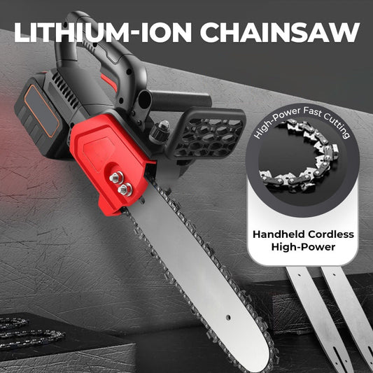 ⚡50% OFF NOW! ⛓️ Cordless Lithium Battery Chainsaw – High-Power Motor, Long Runtime & Ergonomic Design 🔋