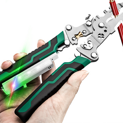 🔧 50% OFF NOW! ✨ Multifunctional Foldable Wire Stripping Scissors - 5-in-1 Tool with Voltage Tester & Crimper for Electricians & DIY Projects ⚡✂️