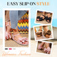 🎀 50% OFF NOW! 👡 Soft Sole Outwear Casual Flat Beach Sandals – Bow Detail & Ultra-Comfort ☀️