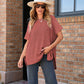 🌸 50% OFF NOW! 👕 Women's Loose Short Sleeve Knit Top – Soft, Breathable & Versatile for Daily Casual ✨
