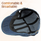 🧢 50% OFF NOW! 🕰️ Unisex Denim Newsboy Cap – Vintage Style, Adjustable & Breathable – Perfect for Casual Outfits ✨