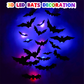 🦇 Spooky 3D Bat LEDs – 50% OFF! 👻 Flex-Wing Flight, Purple Glow ✨