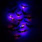 🦇 Spooky 3D Bat LEDs – 50% OFF! 👻 Flex-Wing Flight, Purple Glow ✨
