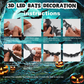 🦇 Spooky 3D Bat LEDs – 50% OFF! 👻 Flex-Wing Flight, Purple Glow ✨