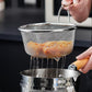 🎉 2026 Sale — Over 36,000 Sold! 💞 Handheld Steel Sieve – No Rust, No Splatter 🍲