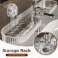 🚰 50% OFF HOT SALE 2025! ✨ Universal Removable Faucet Storage Rack - Expandable Design with Drainage Holes for Kitchen & Bathroom Organization 🛁💫