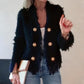 Women’s Fashion Button Tassel Short Coat（50% OFF）