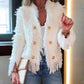Women’s Fashion Button Tassel Short Coat（50% OFF）