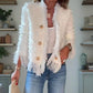 Women’s Fashion Button Tassel Short Coat（50% OFF）