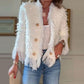 Women’s Fashion Button Tassel Short Coat（50% OFF）