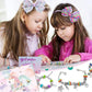 💫 60% OFF NOW! 🎁 Charm Bracelet Making Kit - Includes Beads & Tools, Creative Fun for Kids/Adults, Perfect Gift Idea 👧📦