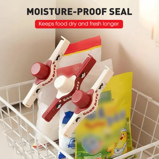 🍽️ LIMITED-TIME 50% OFF 🛍️ Kitchen Sealing Clip — Moisture-Proof, Double Serration, Smooth Pouring