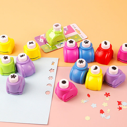 ✂️ BUY 2 GET 1 FREE! 🎨 DIY Paper Punch Set for Kids - Create Fun Shapes (Stars/Hearts/Animals) for Crafting & Scrapbooking 🧒✨