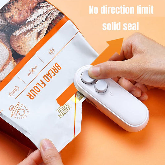 🏠 -50% PROMO EXCLUSIVE ! ⌛ Mini Handheld Chip Bag Sealer – Keep Snacks Fresh 🍿