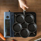 🍳 50% OFF NOW! 🔥 4-Cup Cast Iron Egg Frying Pan - Non-Stick & Even Heating, Perfect for Breakfast Sandwiches or Pancakes 🥪✨