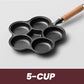 🍳 50% OFF NOW! 🔥 4-Cup Cast Iron Egg Frying Pan - Non-Stick & Even Heating, Perfect for Breakfast Sandwiches or Pancakes 🥪✨