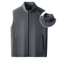 💥 60% OFF ! 🧥 Men's Stand Collar Thickened Full Zip Vest – Warm & Stylish ❄️