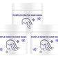💜 BUY 2 GET 1 FREE! ✨ Purple Keratin Hair Mask - Intense Repair for Curly or Color-Treated Hair, Restores Shine & Softness in 3 Mins 🌿🧴