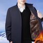 🧥 60% OFF! 💨 Men's Anti-Wrinkle Zippered Jacket - Waterproof and Windproof, Warm Comfort for Winter Outdoor Activities ❄️📦