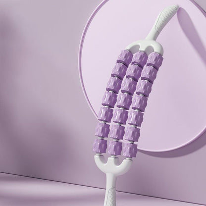 🧘‍♀️ 50% OFF! ✨ Bendable Massage Roller - Relieves Muscle Tension & Improves Circulation, Portable for Home/Office Use 💆‍♂️📦