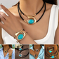 📿 50% OFF NOW! ✨ Vintage Boho Necklace & Bracelet Set - Handcrafted Details with Adjustable Fit, Perfect Bohemian Accents 👒📦