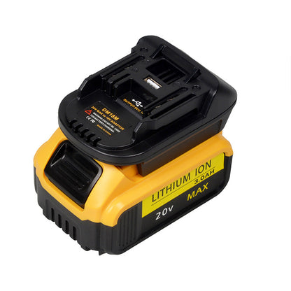 🔋 50% OFF NOW! ⚡ 18V Lithium Battery Adapter - Universal Compatibility with Power Tools, Lightweight & Long-Lasting 🛠️📦