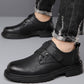 👞 60% OFF NOW! 🌬️ Men's Retro PU Leather Shoes - Breathable & Flexible Sole, Classic Design for Daily Comfort 🏃‍♂️📦