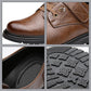👞 60% OFF NOW! 🌬️ Men's Retro PU Leather Shoes - Breathable & Flexible Sole, Classic Design for Daily Comfort 🏃‍♂️📦