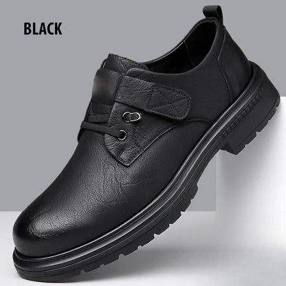 👞 60% OFF NOW! 🌬️ Men's Retro PU Leather Shoes - Breathable & Flexible Sole, Classic Design for Daily Comfort 🏃‍♂️📦