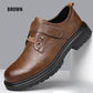 👞 60% OFF NOW! 🌬️ Men's Retro PU Leather Shoes - Breathable & Flexible Sole, Classic Design for Daily Comfort 🏃‍♂️📦