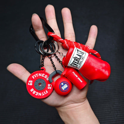 💪 60% OFF NOW! ✨ Mini Gym Keychain - Cute & Motivational Accessory for Fitness Lovers, Lightweight and Durable Design 🏋️‍♀️📦
