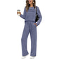 👗 60% OFF! ✨ Women's Crew Neck Top & Drawstring Pants Set – Stylish & Comfortable 🌟