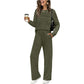 👗 60% OFF! ✨ Women's Crew Neck Top & Drawstring Pants Set – Stylish & Comfortable 🌟