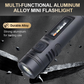 🔦 BUY 2 GET 1 FREE! ✨ Multi-Functional Aluminum Alloy Mini Flashlight - 3 Lighting Modes & 100m Long Beam, Waterproof & Shock-Resistant for Outdoor Adventures 🎒⚡