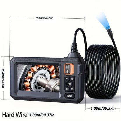 🎉 2026 Sale — Over 21,000 Sold! 🔍 4.3" HD Waterproof Endoscope Camera – See Inside Walls, Pipes & Engines – Built-In Light, 1080P Clarity ✨