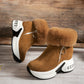👢 60% OFF NOW! ✨ Women’s Thick Sole Lined Ankle Boots - Warm & Comfortable for Winter, Stylish Urban Look with Non-Slip Grip ❄️📦