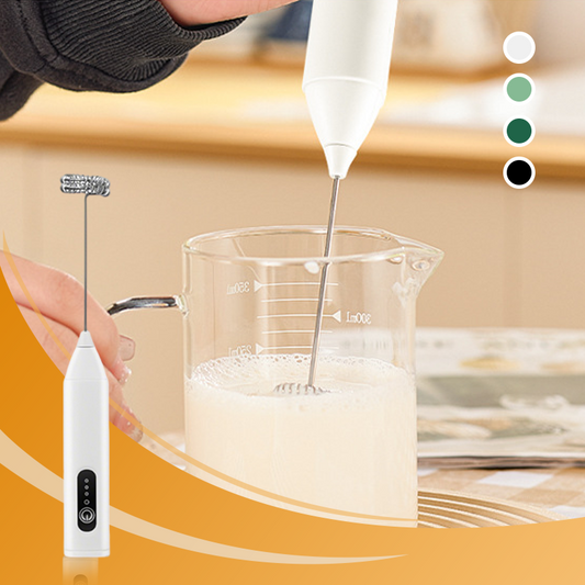 🥤 50% OFF NOW! ⚡ Electric Drink Foam Mixer – 3-Speed & USB Rechargeable ☕