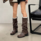 🎉 2026 Sale — Over 33,000 Sold! 👢 Women's Fashion Long Boots – Chunky Heel for Height & Balance, Stretch Fit Slims the Leg! ✨