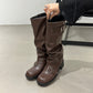 🎉 2026 Sale — Over 33,000 Sold! 👢 Women's Fashion Long Boots – Chunky Heel for Height & Balance, Stretch Fit Slims the Leg! ✨