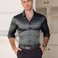 👔 60% OFF NOW! ✨ Men's Solid Color Lapel Long Sleeve Shirt - Classic Business Formal Wear with Comfortable Fit & Wrinkle-Resistant Fabric 💼🎯