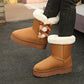 👢 68% OFF NOW! ✨ Women's Plush Bowtie Platform Snow Boots - Thermal Insulated & Waterproof Winter Boots with Anti-Slip Sole for Snowy Days ❄️🎀