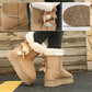 👢 68% OFF NOW! ✨ Women's Plush Bowtie Platform Snow Boots - Thermal Insulated & Waterproof Winter Boots with Anti-Slip Sole for Snowy Days ❄️🎀